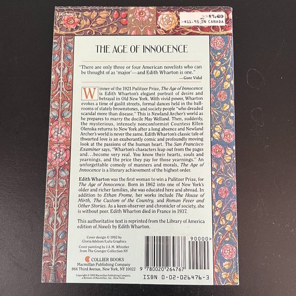 Edith Wharton ~ Book & Mug Set ~ Mug w/ Age of Innocence Quote & Copy of Novel - Picture 11 of 11